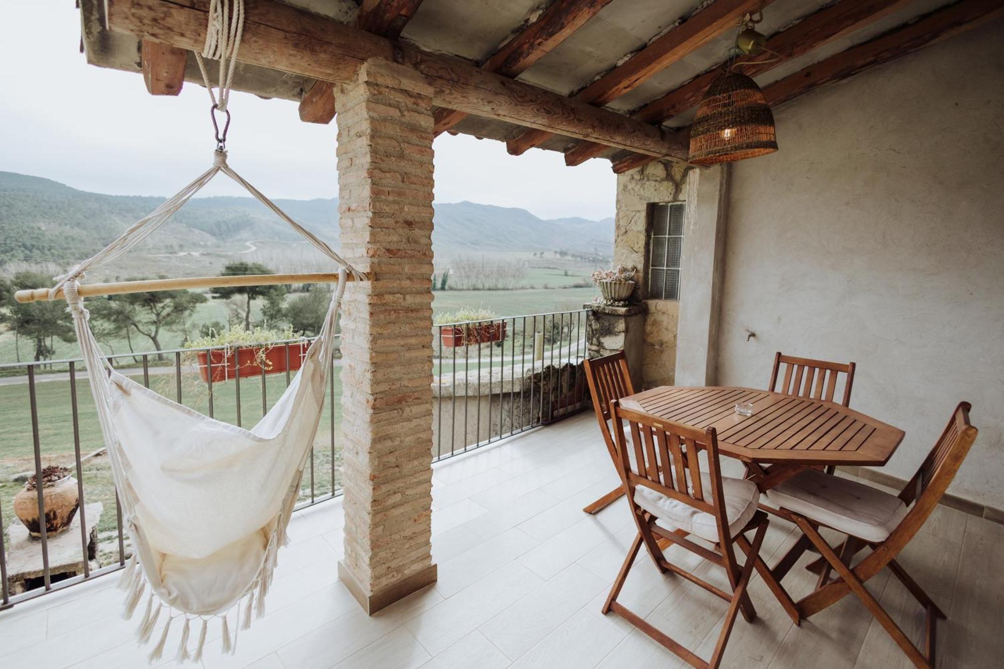 Masia Aubareda San Martín de Tous Buitenkant foto